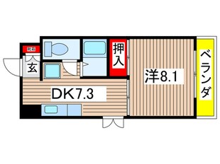 ウェストの物件間取画像